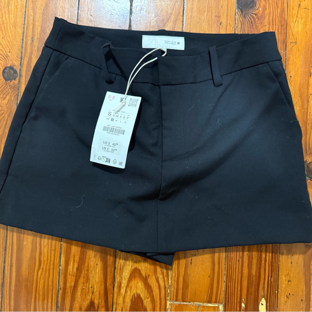 Zara Black Women's Bermudas